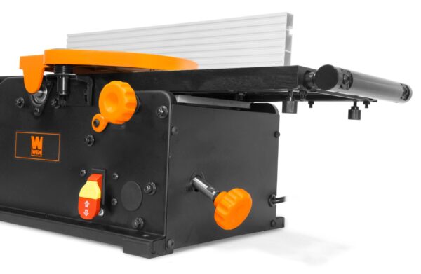 10-Amp 8-in Spiral Benchtop Jointer with Extendable Table - Image 4