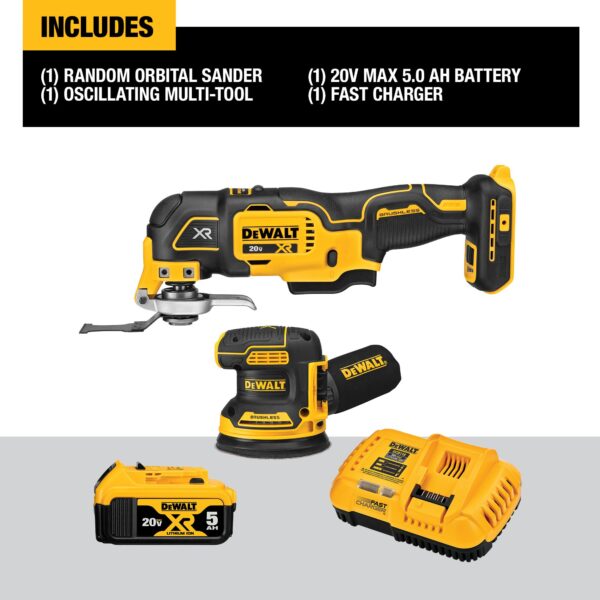 DCK202P1 XR 2-Tool 20-Volt Max Brushless Power Tool Combo Kit (1-Battery and charger Included) - Image 2