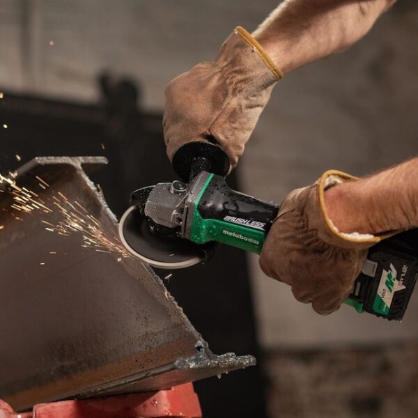 HPT G18DBALQ4M MultiVolt 4.5-in 18-Volt Paddle Switch Brushless Cordless Angle Grinder - Image 7