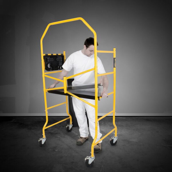 5?? High Portable Jobsite Series Mobile Scaffolding with Locking Wheels - Image 2
