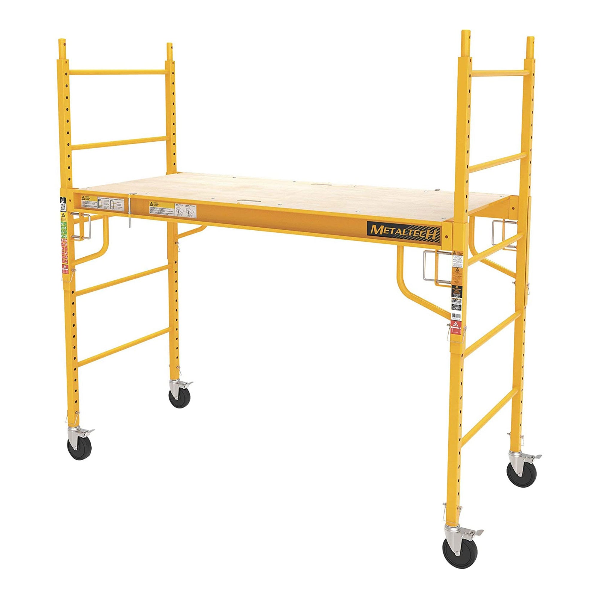 6 Foot Portable Jobsite Series Baker Scaffolding with Locking Wheels
