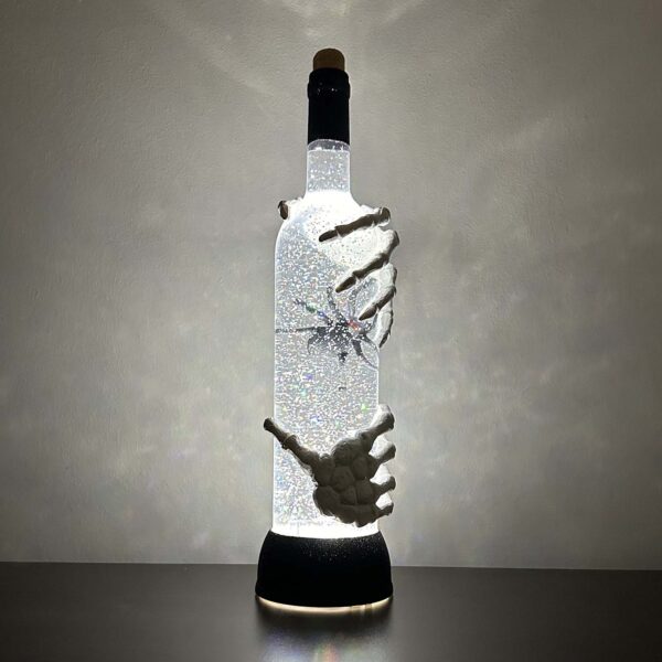 Skeleton Shimmer Bottle  with LED Light ?C 15 Tall - Image 2