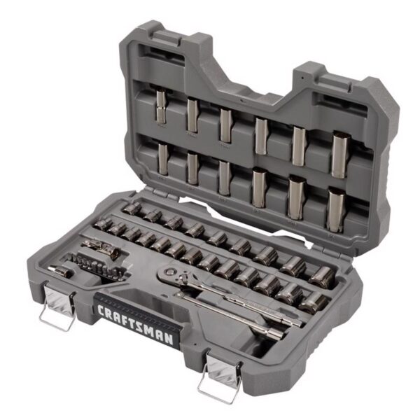 OVERDRIVE 3/8 in. drive Metric/SAE 6 Point Mechanic s Tool Set 49 pc - Image 7