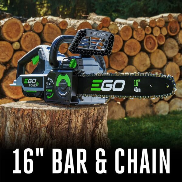 CS1613 POWER+ 56-volt 16-in Brushless Cordless Electric Chainsaw 4 Ah (Battery   Charger Included) - Image 3