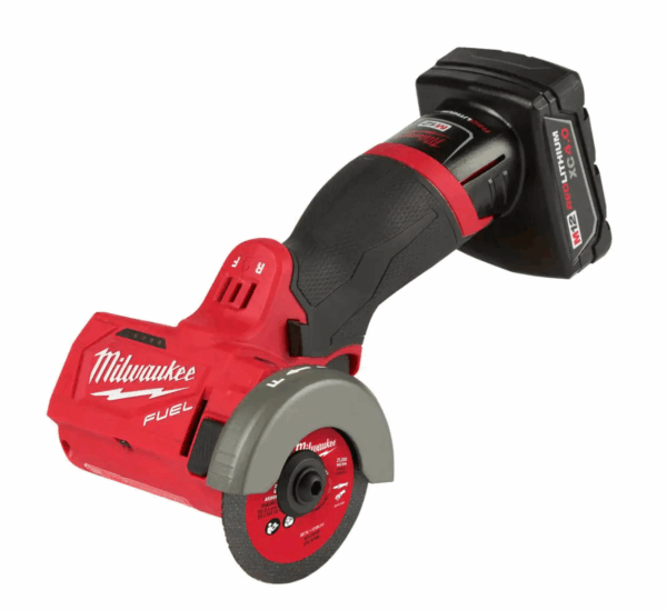 2522-21XC-2415-20 M12 FUEL 12V 3 in. Lithium-Ion Brushless Cordless Cut Off Saw Kit with M12 3/8 in. Right Angle Drill - Image 3