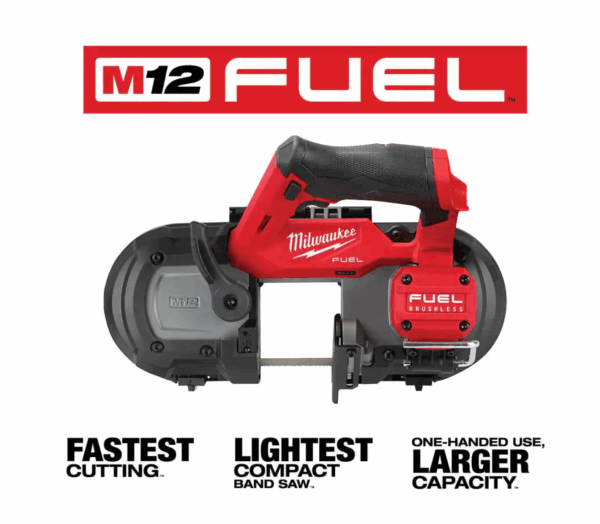Band Saw 2529-20-48-11-2411 M12 FUEL 12V Lithium-Ion Cordless Compact With 1.5 Ah Battery Pack (2-Pack) - Image 3