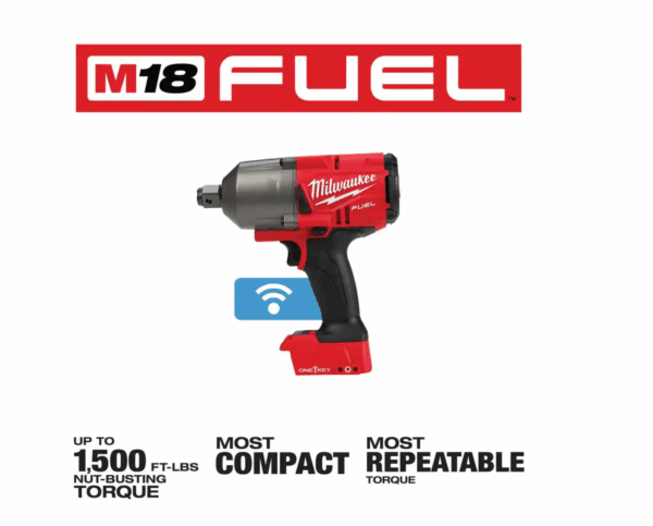2864-20 M18 FUEL ONE-KEY 18V Lithium-Ion Brushless Cordless 3/4 in. Impact Wrench with Friction Ring (Tool-Only) - Image 3