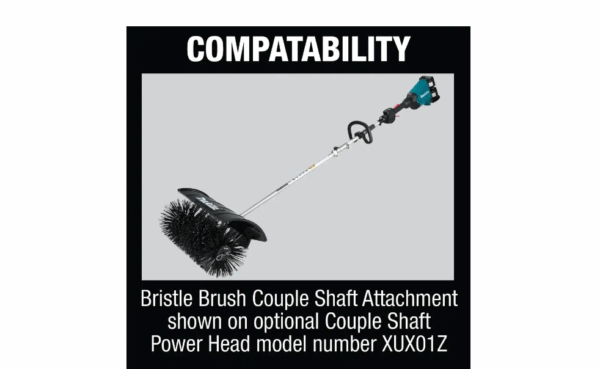 BR400MP Bristle Brush Attachment for Couple Shaft - Image 2