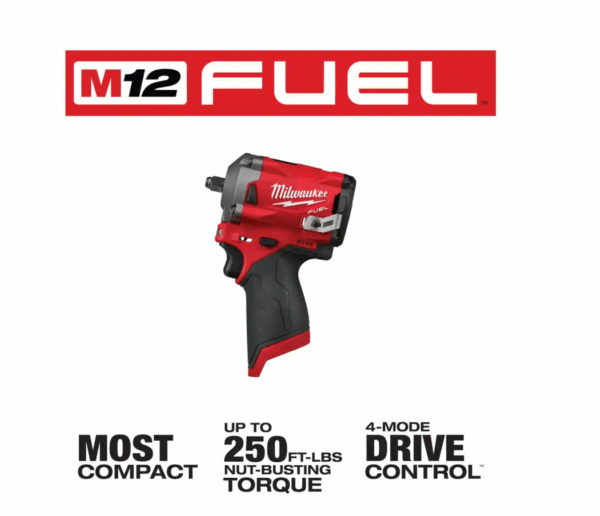 2554-20-2564-20-2567-20 M12  12V Li-Ion Brushless Cordless  3/8 in. Impact Wrench w/Right Angle Impact Wrench   High Speed Ratchet - Image 3