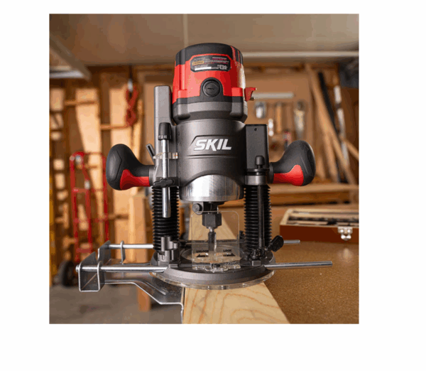 RT1322-00 1/4-in and 1/2-in 14-Amp 2.5-HP Variable Speed Combo Fixed/Plunge Corded Router and (Tool Only) - Image 3