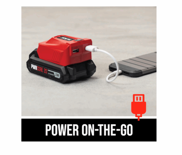 Reciprocating Saw RS5884-1A PWR Core 20 Brushless 20V with 4.0Ah Battery, PWRJump Charger, and PWRAssist USB Adapter - Image 3