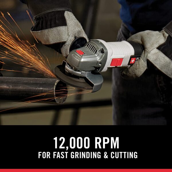 PORTER-CABLE PCEG011 Angle Grinder Tool, 4-1/2-Inch, 6-Amp - Image 3