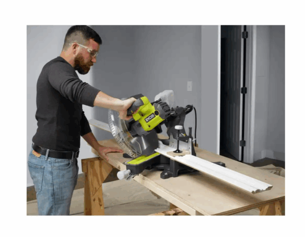 TSS121-A181202 15 Amp 12 in. Corded Sliding Compound Miter Saw with 12 in. 60 Carbide Teeth Thin Kerf Miter Saw Blade - Image 4
