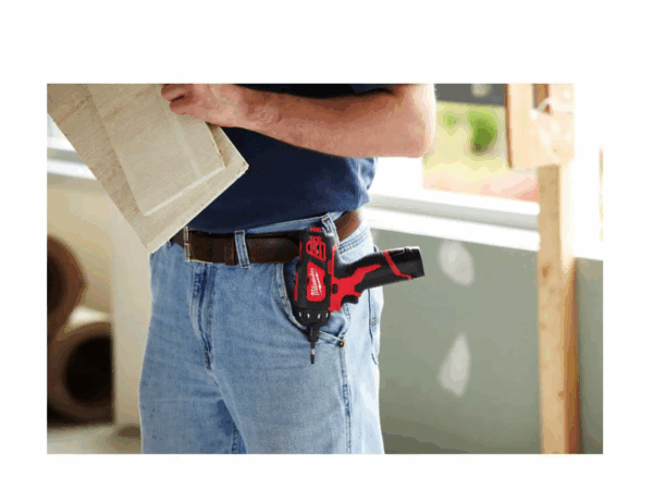 2406-22 M12 12-Volt Lithium-Ion Cordless 1/4 in. Hex 2-Speed Screwdriver Kit with Two 1.5 Ah Batteries and Hard Case - Image 3