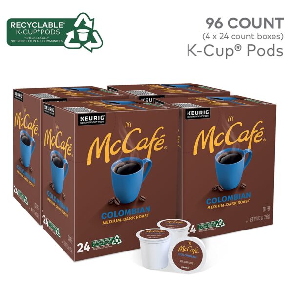 McCaf?? Colombian, Keurig Single Serve K-Cup Pods, Medium-Dark Roast Coffee Pods, 96 Count - Image 3