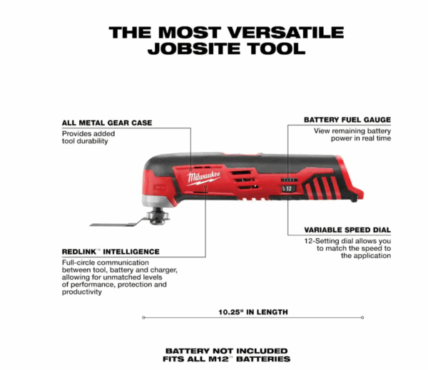 2429-21XC-2426-20 M12 12-Volt Lithium-Ion Cordless Sub-Compact Band Saw Kit W/ M12 Multi-Tool - Image 3