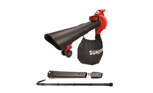 Sun Joe SBJ606E-GA-RED 250 MPH 440 CFM 14 Amp Electric Handheld Blower/Vacuum/Mulcher with Gutter Attachment, Red - Image 2