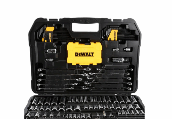 DWMT73802 1/4 in. x 3/8 in. Drive Polished Chrome Mechanics Tool Set (142-Piece) - Image 6