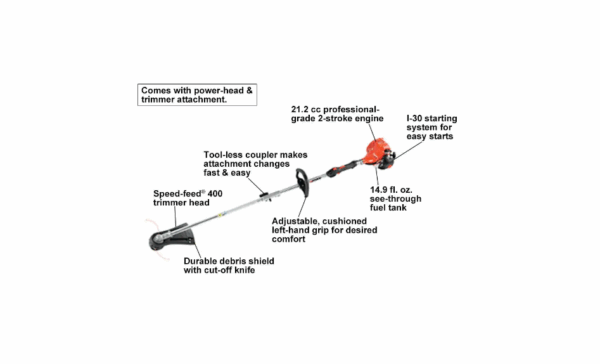 PAS-225SB Gas Trimmer   Powerful for Yards - Image 2