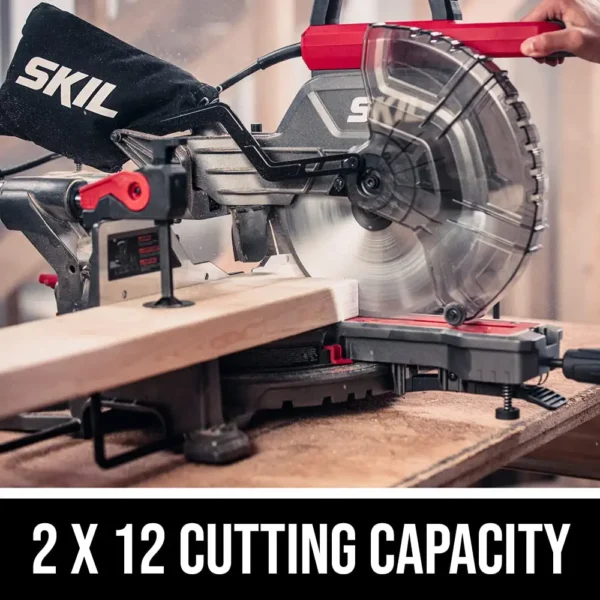 10-in 15-Amp Dual Bevel Sliding Compound Corded Miter Saw - Image 5