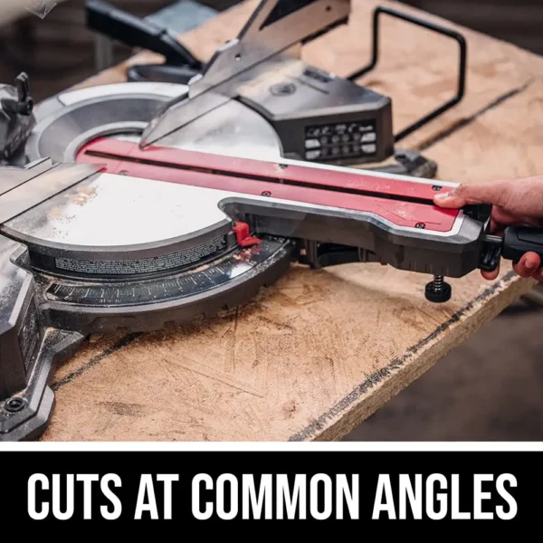 10-in 15-Amp Dual Bevel Sliding Compound Corded Miter Saw - Image 6