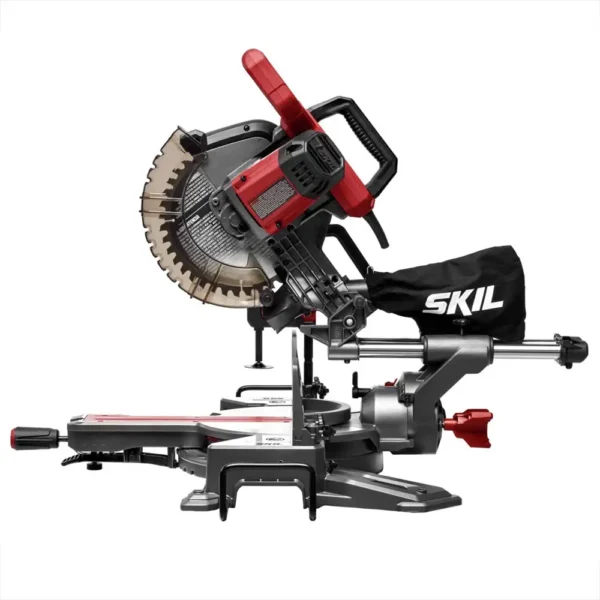 10-in 15-Amp Dual Bevel Sliding Compound Corded Miter Saw - Image 8