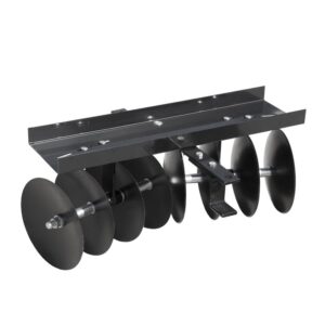 39 Inch Tow Behind Garden Soil Cultivator Sleeve Hitch Disc Harrow