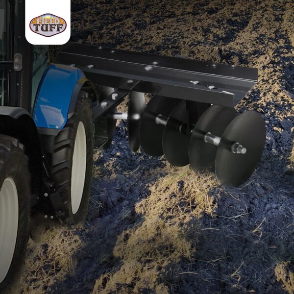 39 Inch Tow Behind Garden Soil Cultivator Sleeve Hitch Disc Harrow - Image 5