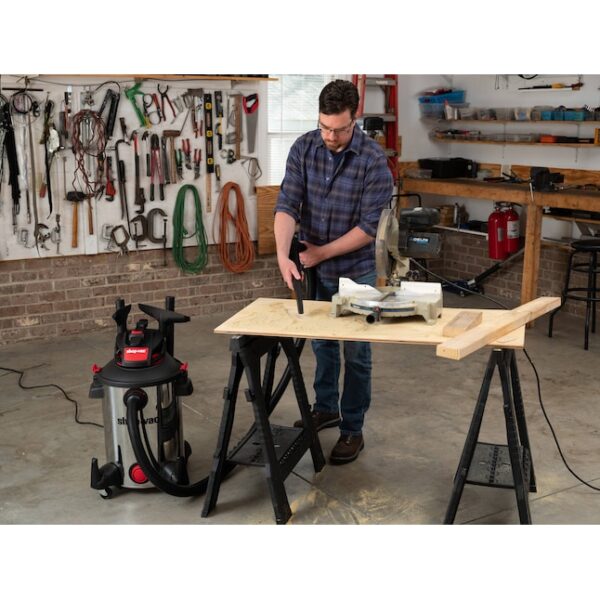 Shop-Vac 12-Gallons 6.9-HP Corded Wet/Dry Shop Vacuum with Accessories Included (5761311) - Image 8