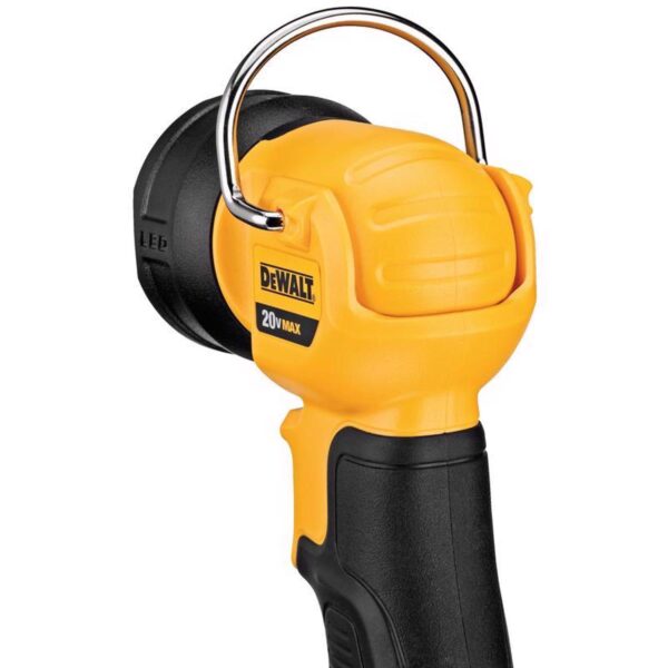 DeWalt DCL040 20V MAX 110 lm Black/Yellow LED Work Light Flashlight - Image 2