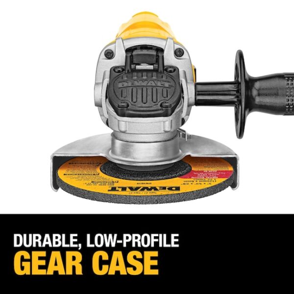 DWE4012 4.5-in-Amp Paddle Switch Corded Angle Grinder - Image 5