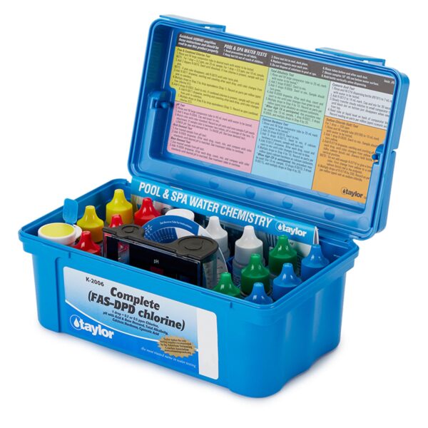 K2006 Complete Swimming Pool Water Test Kit for Chlorine, pH, Alkalinity