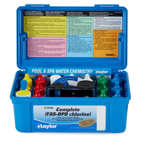 K2006 Complete Swimming Pool Water Test Kit for Chlorine, pH, Alkalinity - Image 4