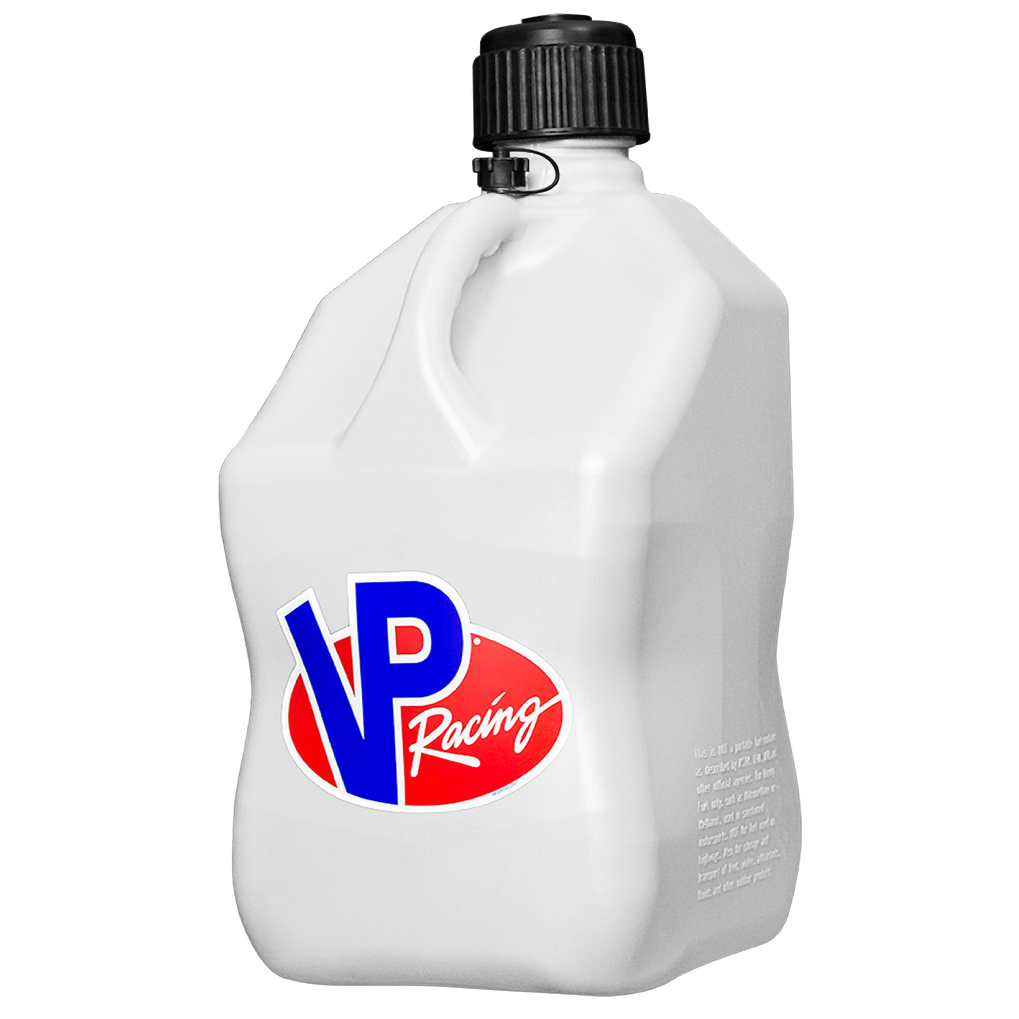 5.5 Gallon Motorsport Racing Liquid Container Utility Jug Can, White
