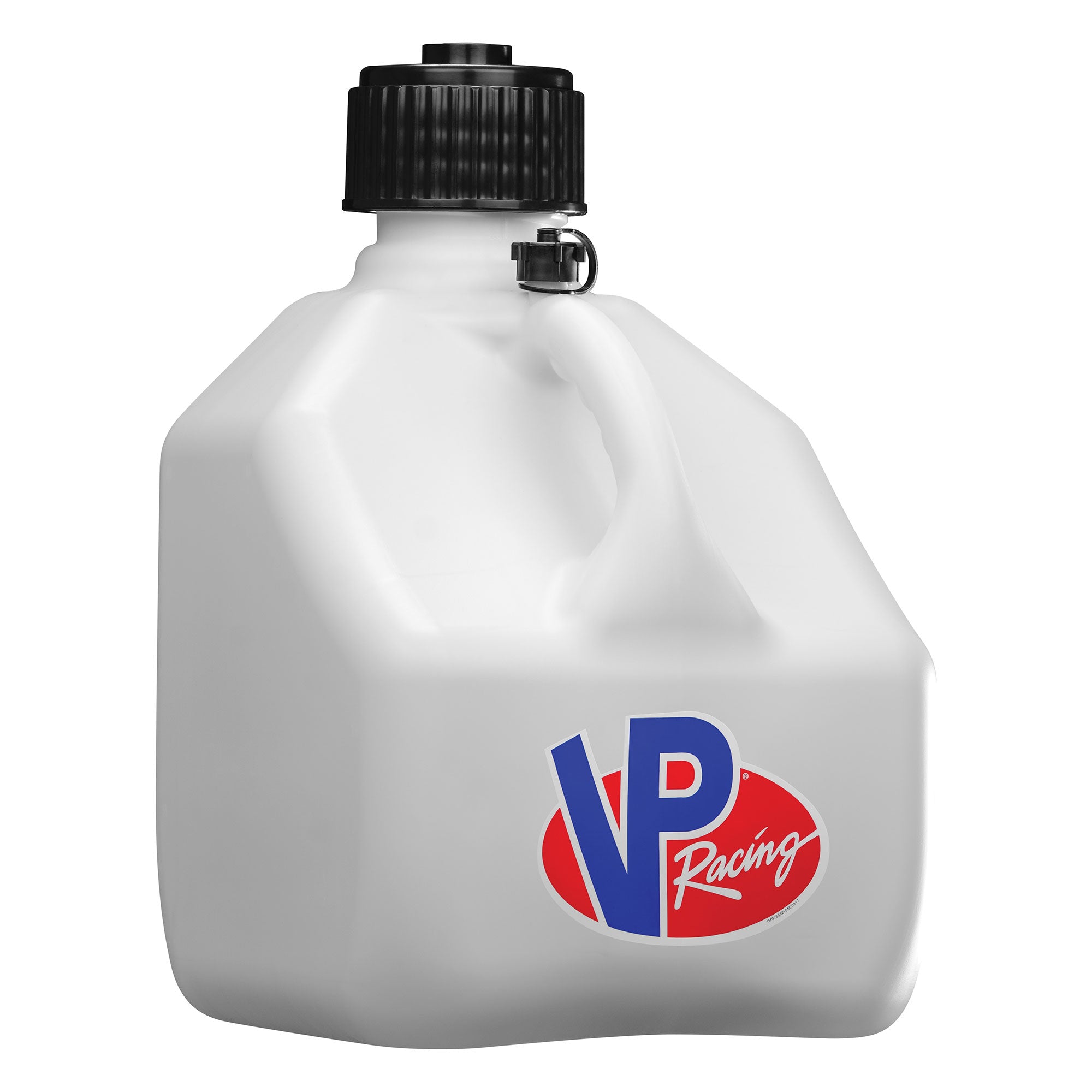 3 Gallon Square Portable Racing Liquid Container Utility Jug, White
