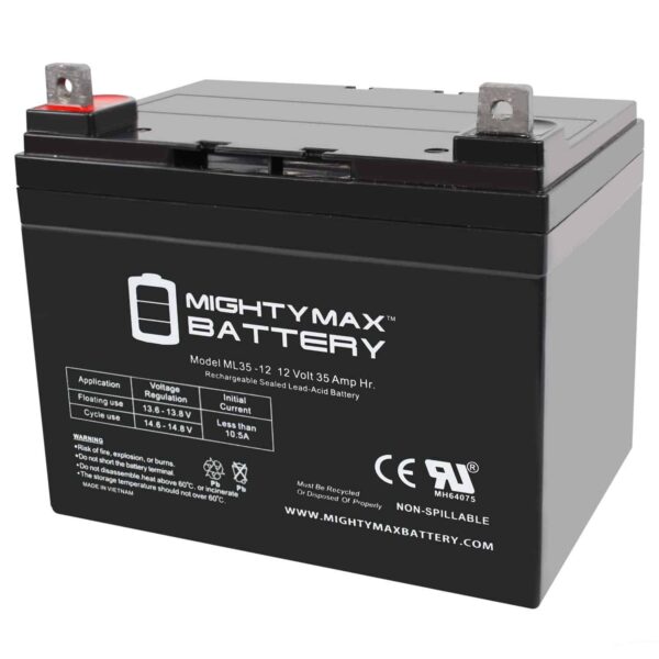 ML35-12   12V 35AH DC Deep Cycle SLA SOLAR ENERGY Storage Battery
