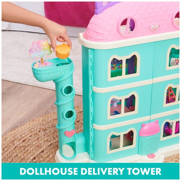 Gabby s Dollhouse, Purrfect Dollhouse 2-Foot Tall Playset with Sounds, 15 Pieces - Image 4