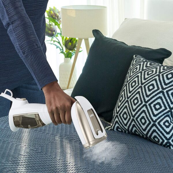 Conair Turbo Extreme Steam Hand Held Fabric Steamer, White/Champagne, One Size - Image 9
