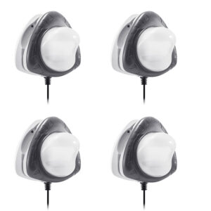 Above Ground Underwater LED Magnetic Swimming Pool Wall Light  (4 Pack)