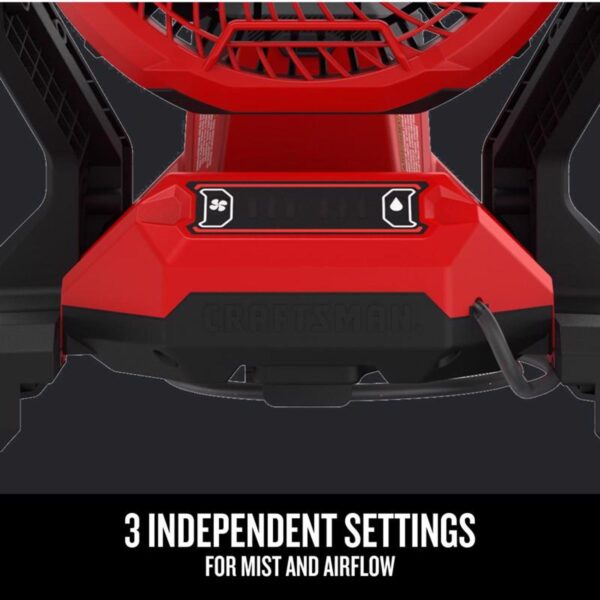 V20 10 in. H 3 speed Misting Fan - Image 9