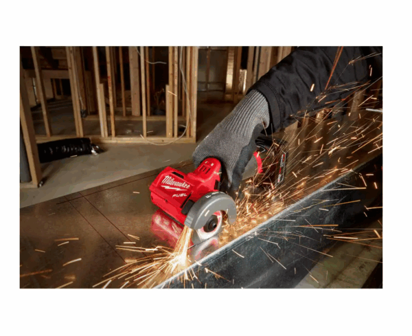 2522-21XC-49-94-3000-49-94-3005-49-94-30 M12 FUEL 12-Volt 3 in. Lithium-Ion Brushless Cordless Cut Off Saw Kit with Battery Charger and 3 in. Blades (5-Pack) - Image 4