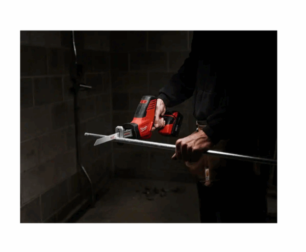 2625-20-48-00-5201 M18 18-Volt Lithium-Ion Cordless Hackzall Reciprocating Saw with Carbide Teeth Metal Cutting SAWZALL Saw Blade - Image 4