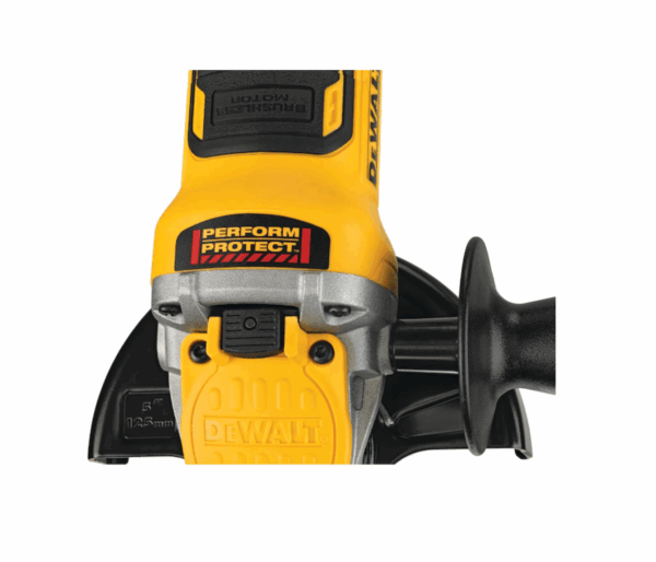 DCG415B XR POWER DETECT 4.5-in 20-Volt Max Paddle Switch Brushless Cordless Angle Grinder - Image 4
