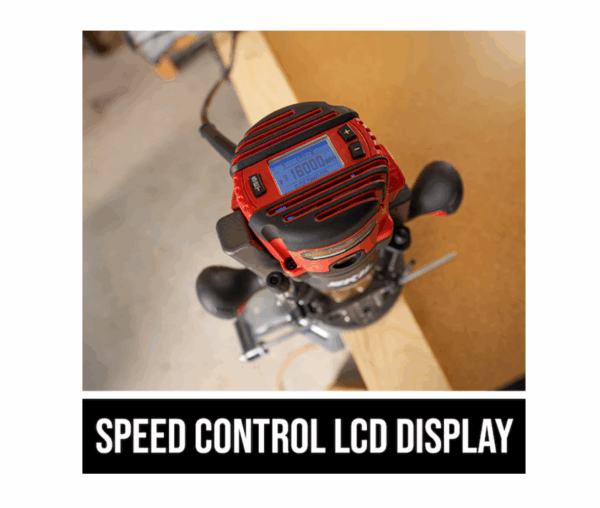 RT1322-00 1/4-in and 1/2-in 14-Amp 2.5-HP Variable Speed Combo Fixed/Plunge Corded Router and (Tool Only) - Image 4