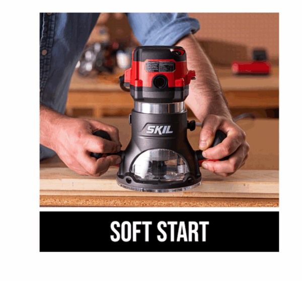 RT1323-00 1/4-in and 1/2-in 2-HP Variable Speed Fixed Corded Router (Tool Only) - Image 4