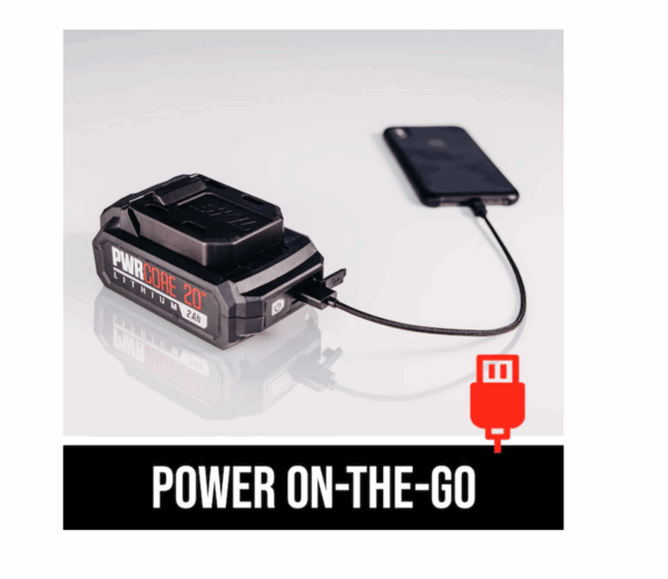 ID573902 Pwrcore 20 Brushless 20V 1/4  Hex Impact Driver, Includes 2.0Ah Lithium Battery   Pwrjump Charger - Image 4