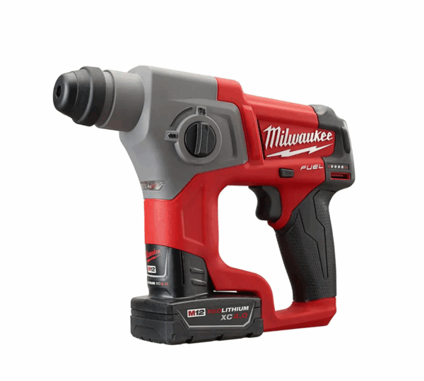 2416-21XC M12 FUEL 12V Lithium-Ion Brushless Cordless 5/8 in. SDS-Plus Rotary Hammer Kit with One 4.0Ah Battery and Bag - Image 4