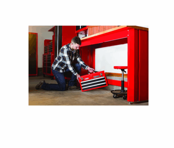 CMST27200R 72-in W x 41.25-in H Red Wood Work Bench - Image 4