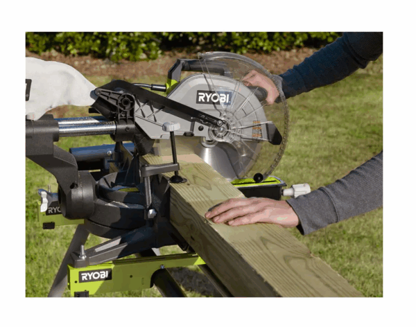 TSS121-A181202 15 Amp 12 in. Corded Sliding Compound Miter Saw with 12 in. 60 Carbide Teeth Thin Kerf Miter Saw Blade - Image 5
