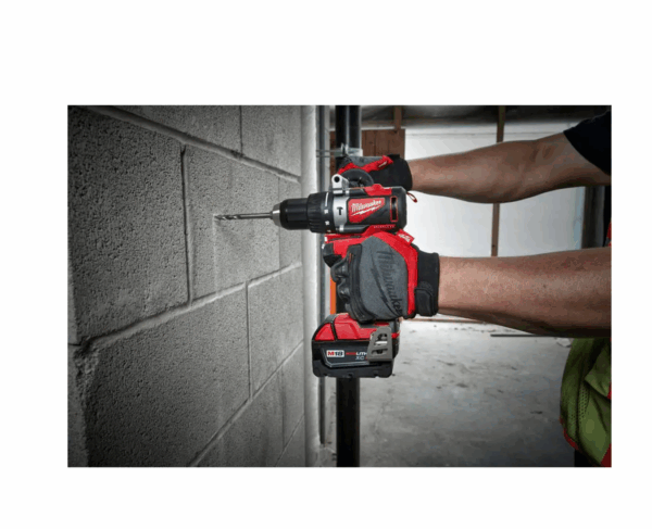 2902-22 M18 18-Volt Lithium-Ion Brushless Cordless 1/2 in. Compact Hammer Drill/Driver Kit w/Two 4.0Ah Batteries and Hard Case - Image 4